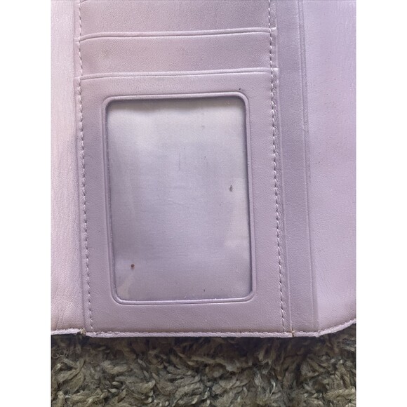 Coach Snap Closure Signature Slim Envelope Wallet Fabric Leather Trim 8x4” (B) - Picture 6 of 9